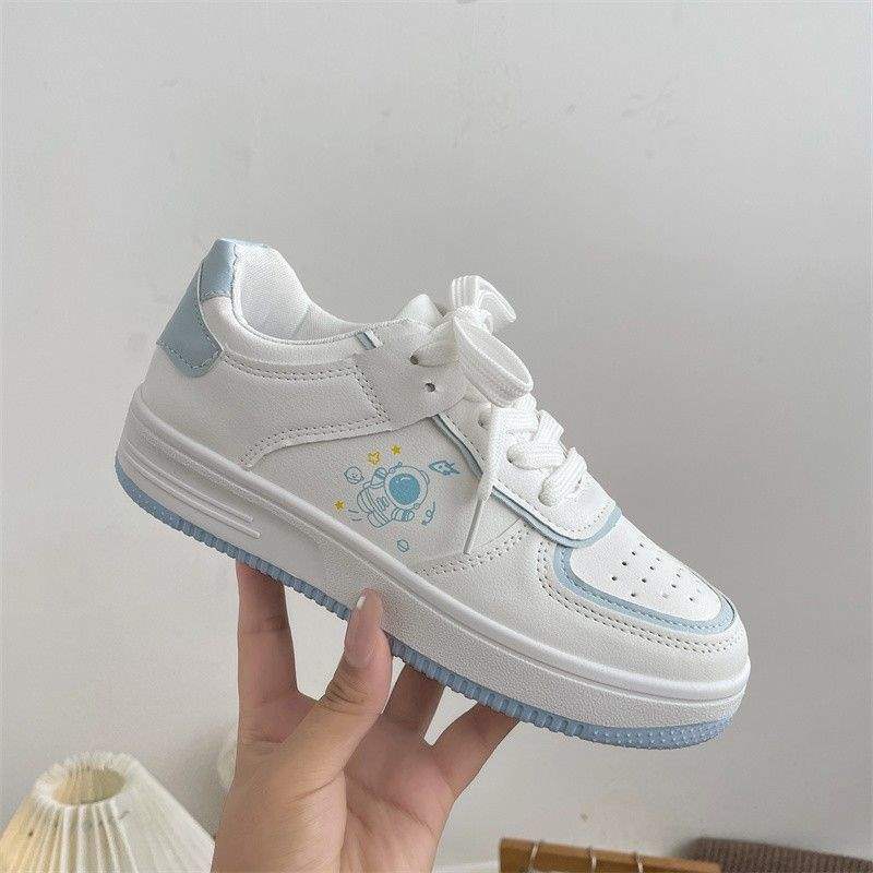 女鞋宇航员小白鞋女2025新款春秋透气厚底运动休闲板鞋ins潮