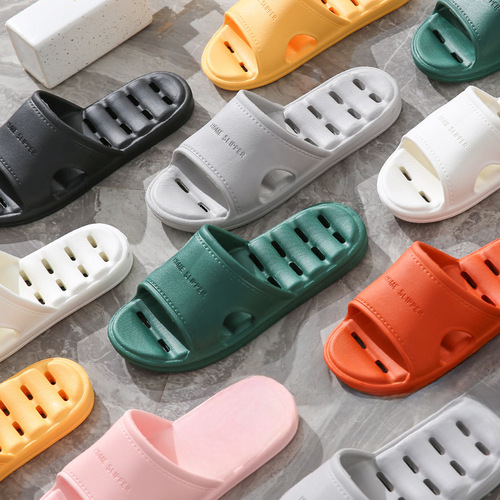 Bathroom Slippers for Women Summer Home Couple Indoor Household Leaking Home Bath Summer EVA Cool Slippers for Men