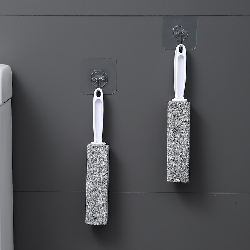 Amazon transfronterizo barril cepillo de piedra pumice inodoro cepillo limpio asiento inodoro mancha amarillo cepillo de piedra pumice espacio de baño plástico