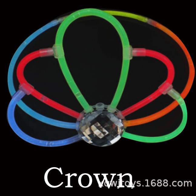 Accesorios de varilla fluorescente varilla luminosa modelado varilla flash plástico con conector gafas de cabello conector de linterna brillante
