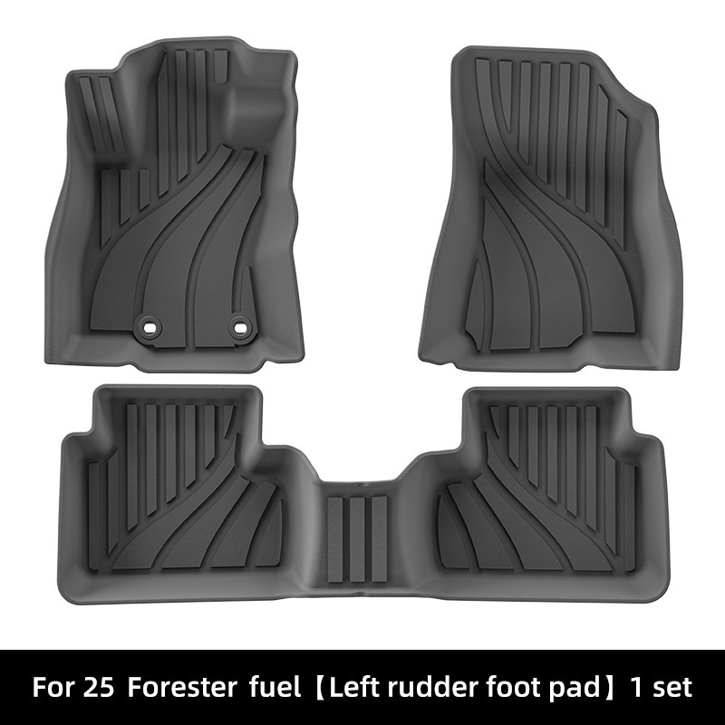 Car Floor Mats: Subaru Modelə uyğun ayaqaltı - 2025-subaru-forester-fuel-single-layer-floor-mat-usanorth-america
