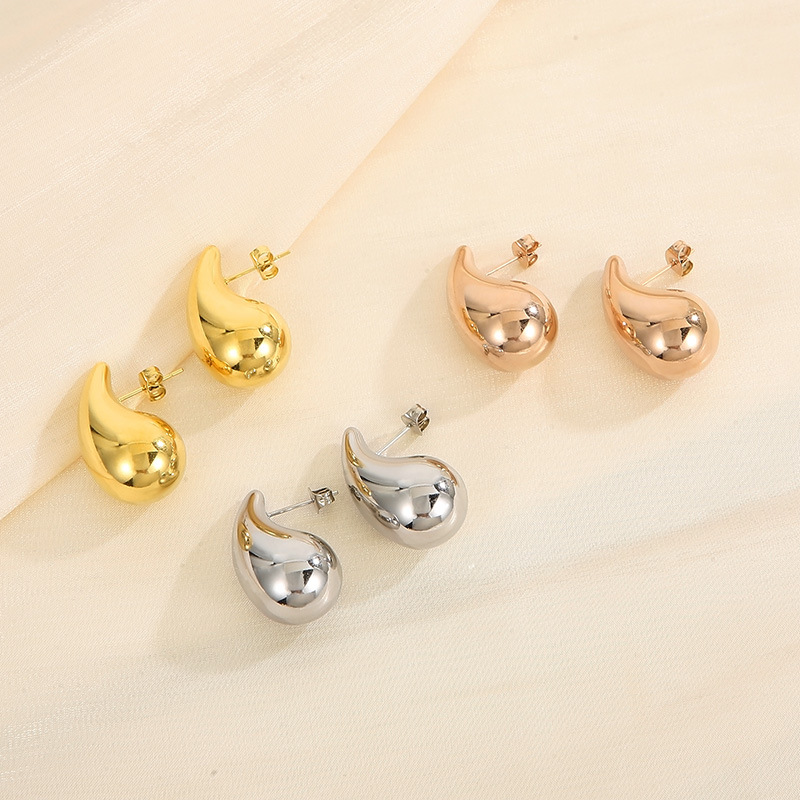 fat water drop earring