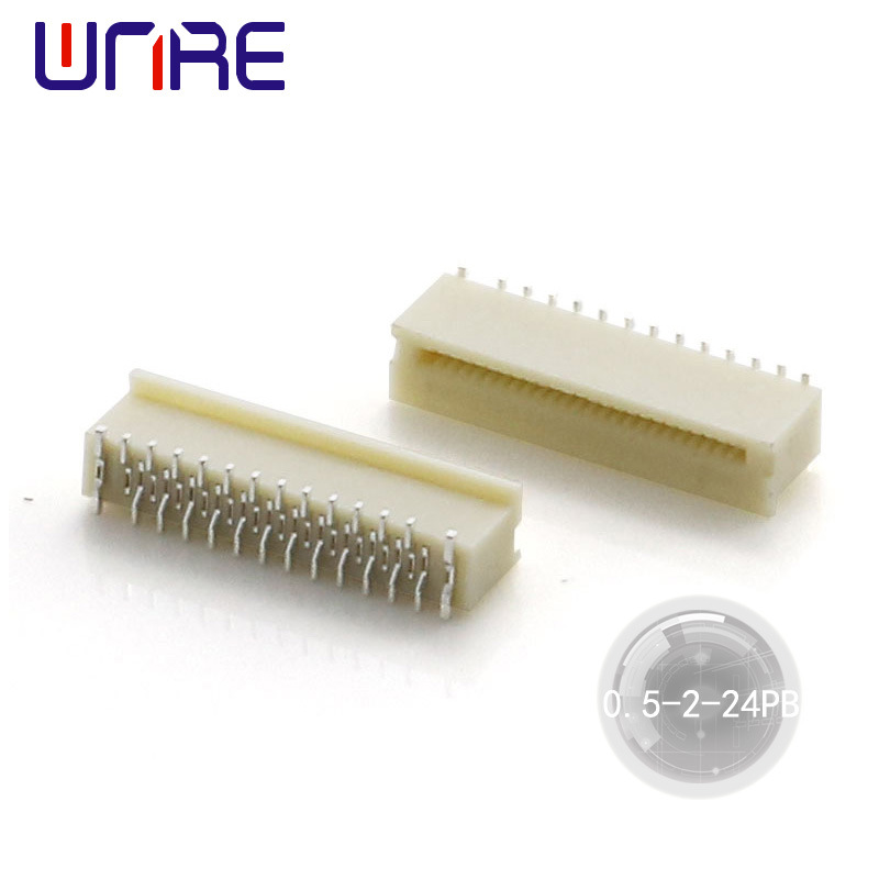 fpc端子座条形连接器卧贴  1.25 0.5 1.0 2.0 2.54 插接件高温