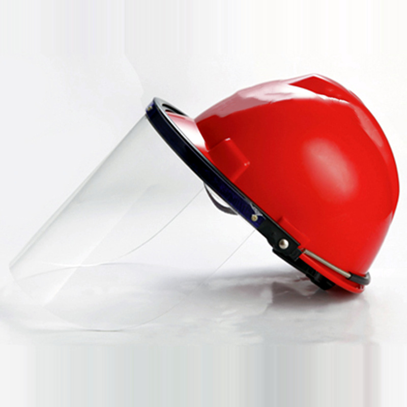 可调角度305-1型10kv防电安全帽面屏 多角度防有机玻璃护面罩