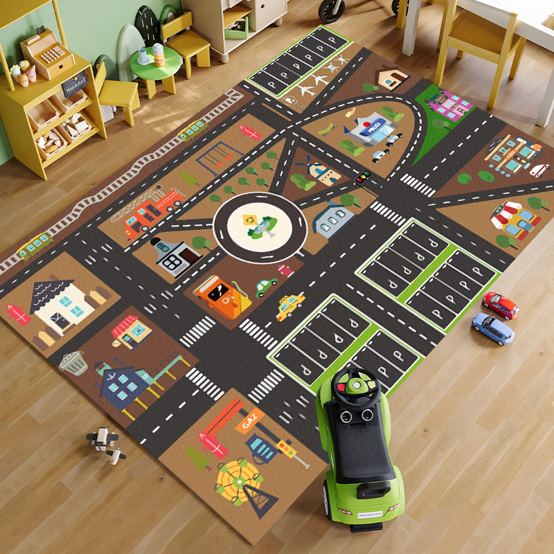 駐車場フロアマット、子供部屋読書エリア、寝室クロールマット、リビングルーム早期教育ゲームエンターテイメントエリアカーペット|undefined