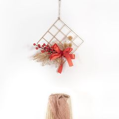 婚慶年宵花發財果北美冬青牆飾INS仿真花家居裝飾批發假花CF01054