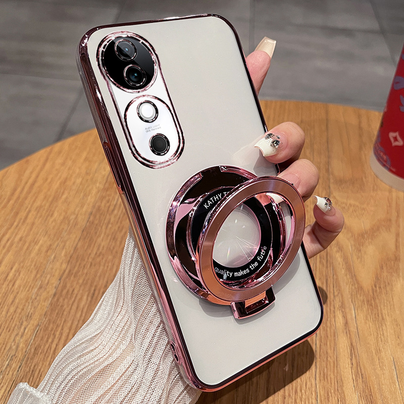 [Rose gold] transparent plating CD with bracket