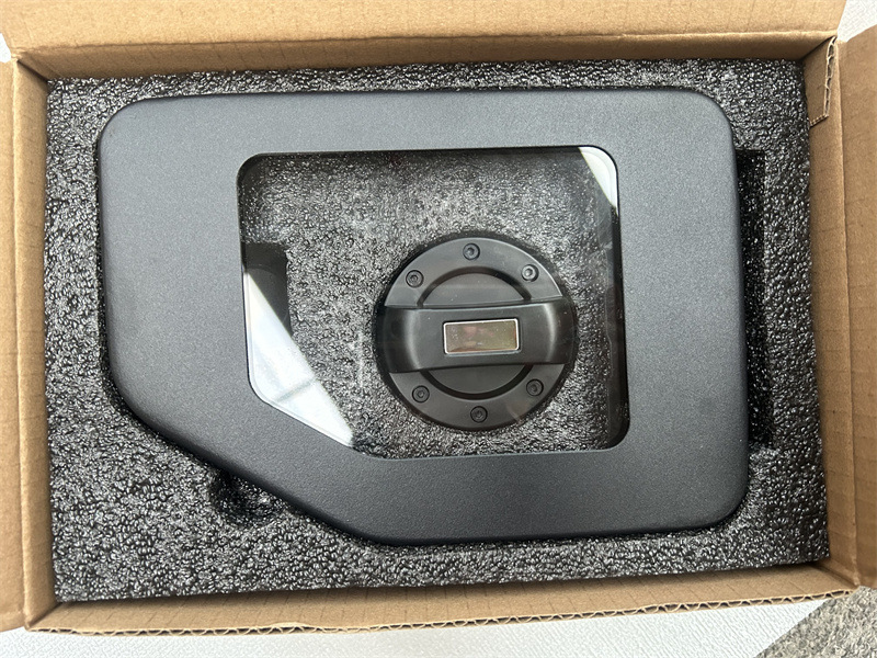 Transparent fuel tank cap + b style black inner cap