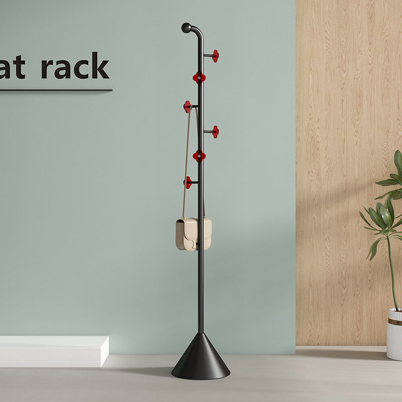 Creative Home Indoor Hanger Floor Bedroom Internet Celebrant Entrance Coat Rack Living Room Entrance Vertical Clothes Rack