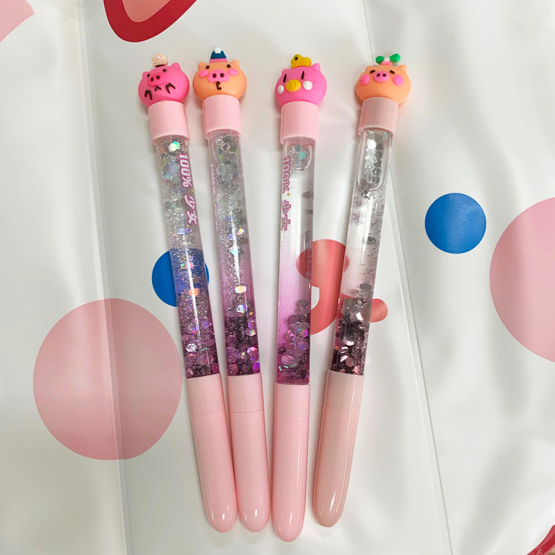 Dibujos animados lindo Hada palo lindo dibujos animados estrellas en aceite arenas movedizas magia creativa colorido arenas movedizas pluma de gel pluma