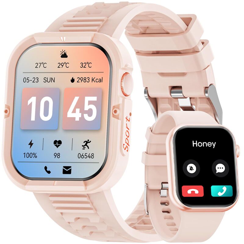 Cross-border Hot Selling Outdoor Sports Smart Watch Heart Rate Sleep Bluetooth Call Fitness Cycling Mountain Climbing Watch