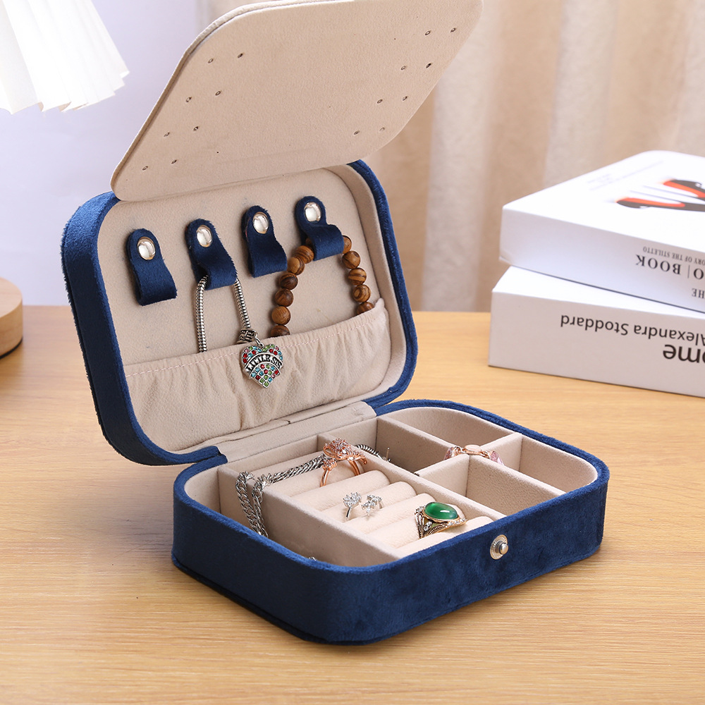 648g Weight Storage Box Storage & Cleaning Jewelry Boxes Classification 1 Piece Quantity Flannel Material Solid Color Pattern Classical Style Classical Solid Color Flannel Wholesale Jewelry Boxes 10