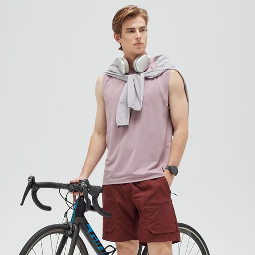 Cool sports vest for men quick-drying loose ice silk American running basketball training fitness clothing marathon vest for men