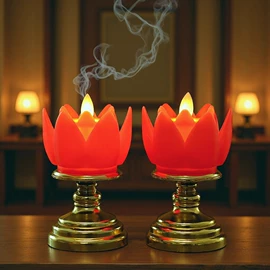 蜡烛;蜡烛灯;圣诞装饰品