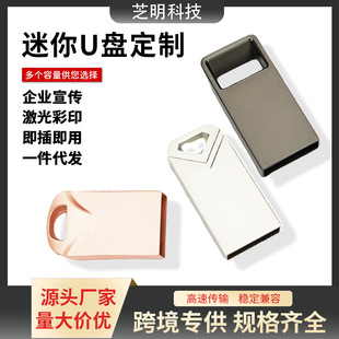 Thumb Mini Metal USB Flash Drive 64/32/16/8G128G Car Music USB Interface USB Flash Drive Wholesale