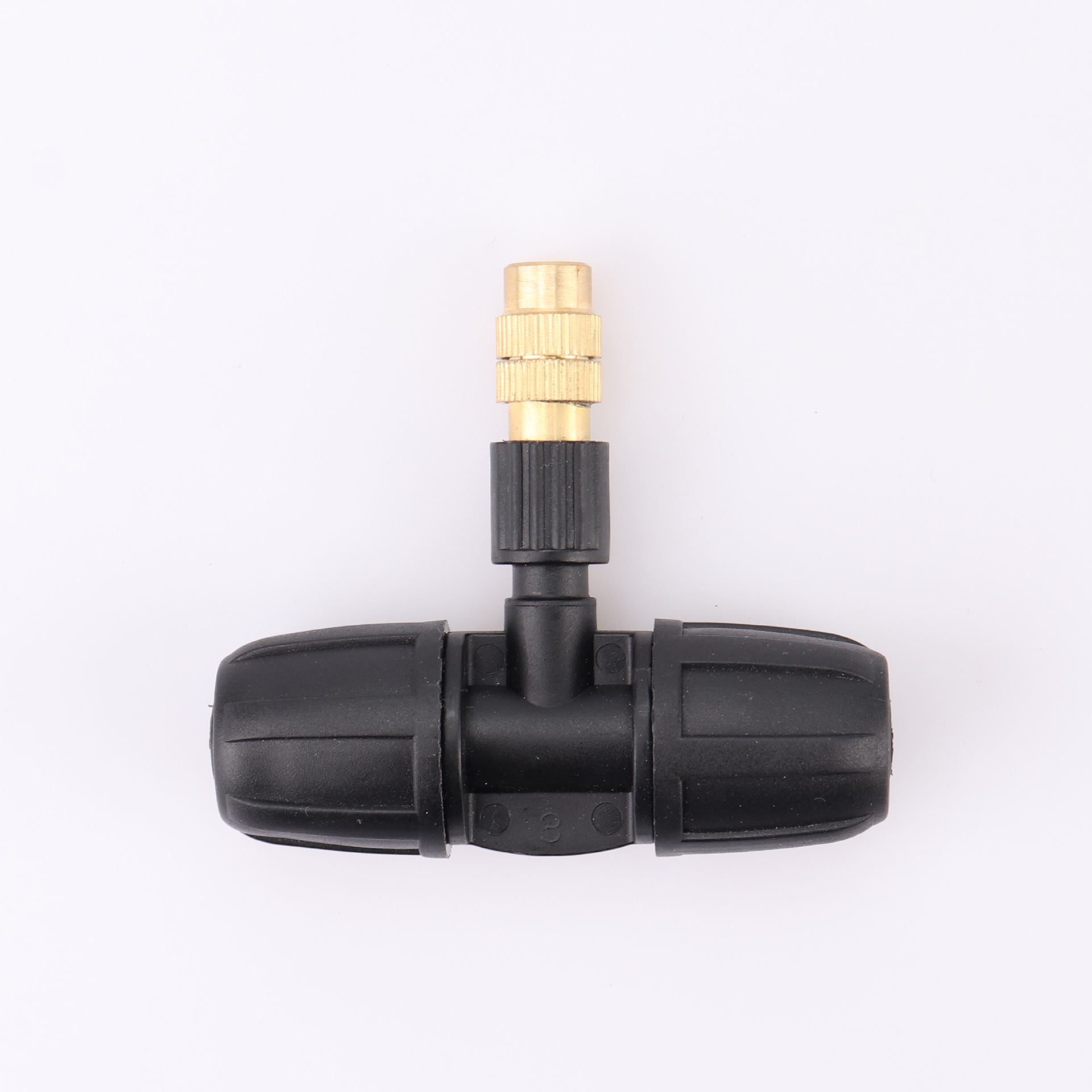 812 boquillas de microaspersores de cobre ajustables de tres vías, juego de atomización, enfriamiento doméstico, eliminación de polvo, riego por aspersión, gotero de riego automático