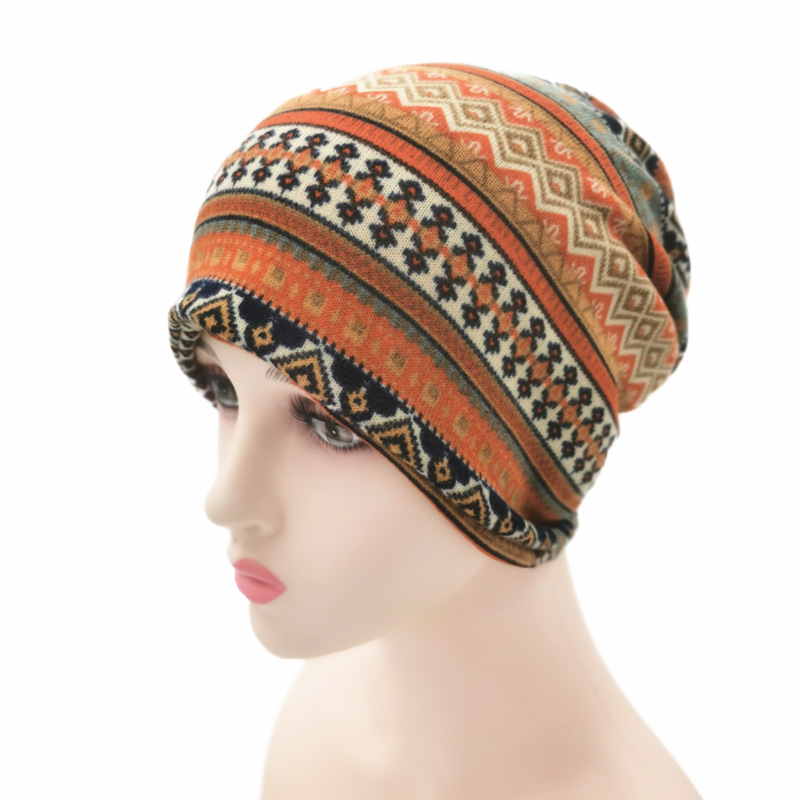 Hats for women in autumn and winter, Korean style trendy baotou hats, men's fashionable pullover hats, large square turbans, piles of pregnant women's confinement hats