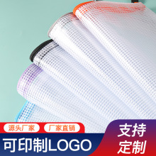 A4网格拉链款文件袋PVC资料袋档案袋票据袋拉链式大容量半透明