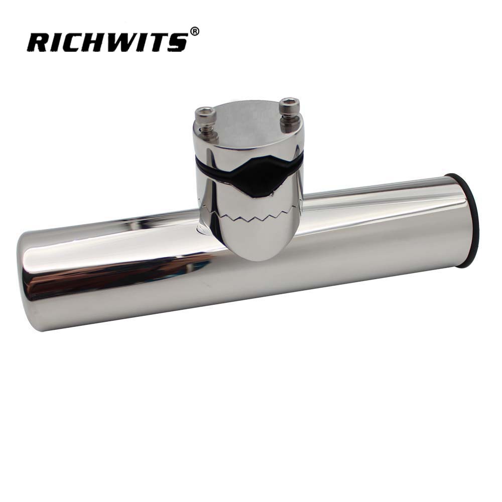 RICHWITS 스테인레스 스틸 316 낚싯대 튜브 요트 낚싯대 좌석 해양 하드웨어 요트 해양 낚싯대 좌석