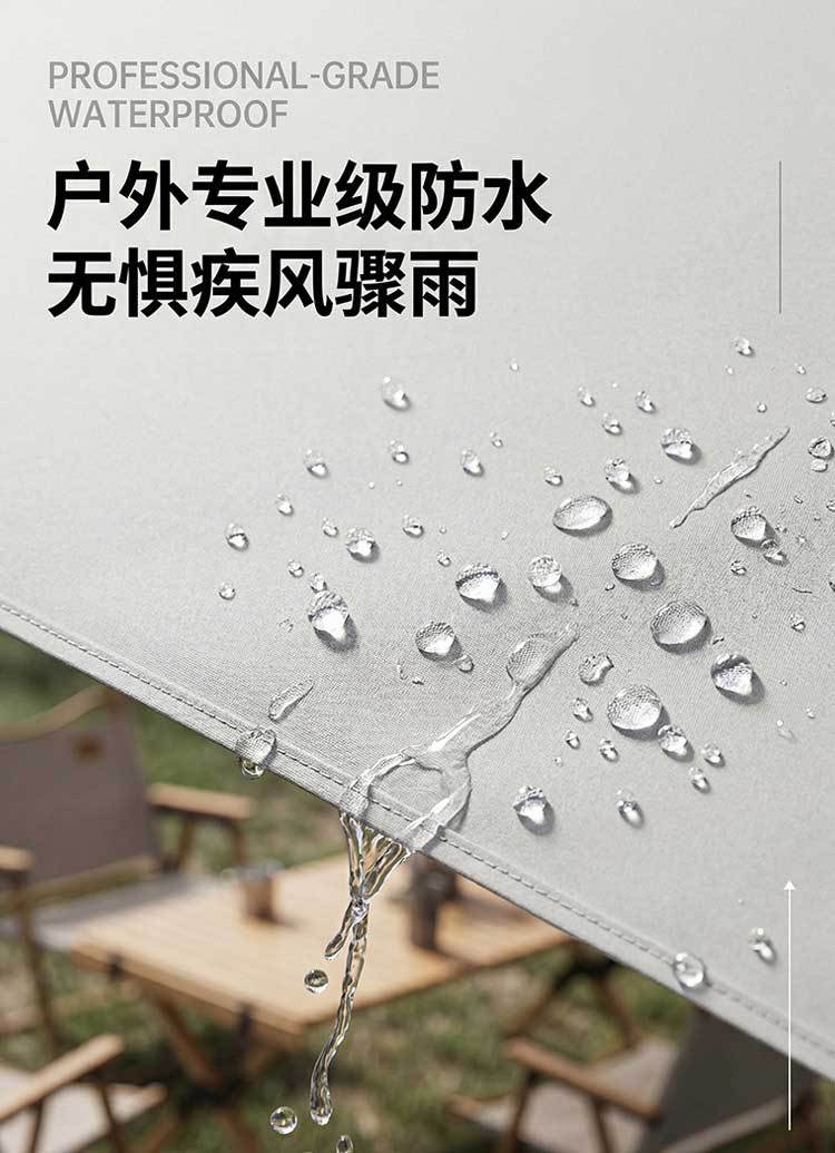 More Than Just a Wilderness Vinyl Canopy Tent, Outdoor Camping Gear, No-Setup Quick-Open Rainproof and Sunshade Tarp