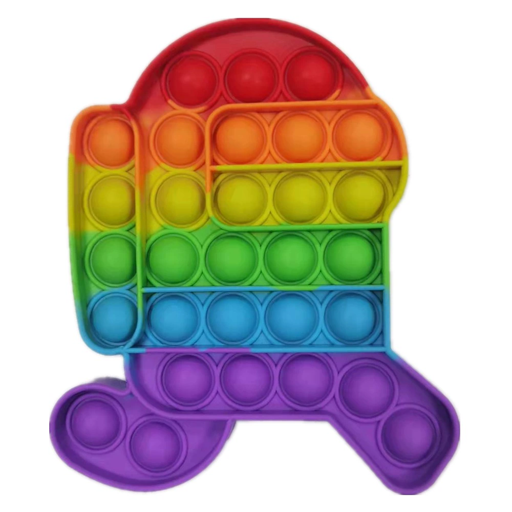Rainbow silicone dinosaur, anti-stress, unicorn, material