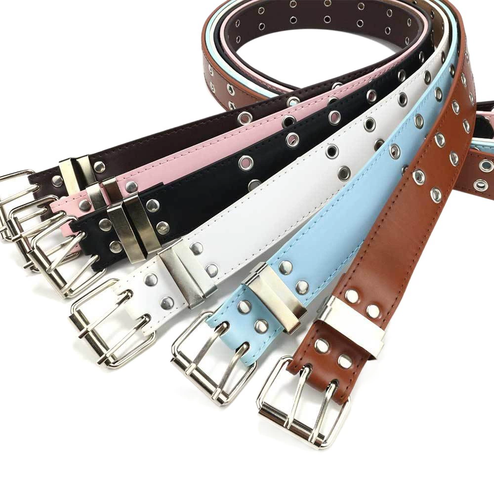 Трансграничный панк пояс женский декор дикий y2k нишевые дизайнерские чувства розовые цепи джинсы с пневматической глазной ремень