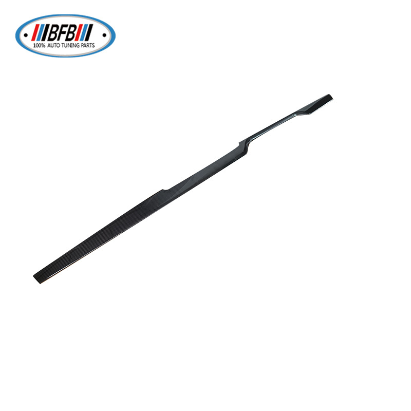 100% Real Carbon Fiber Dashboard Trim - For 2023 Tesla Model X - Glossy Interior Decoration