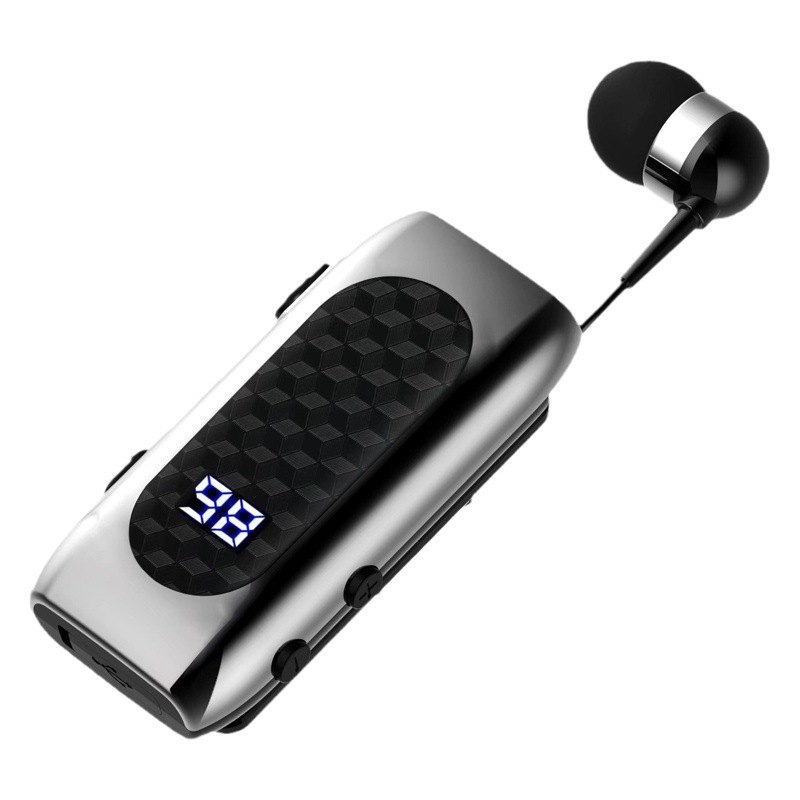 Transfronterizo DR13 collar telescópico cable auricular Bluetooth Universal Digital Display llamada de negocios 20H Número de vibración