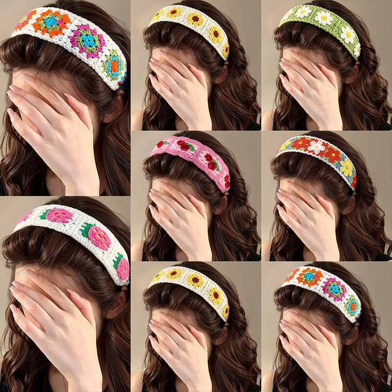 Korean-style wide-edged Velcro hair band for children and adults, hairband, forehead bangs and stray hair organizer, hair accessory