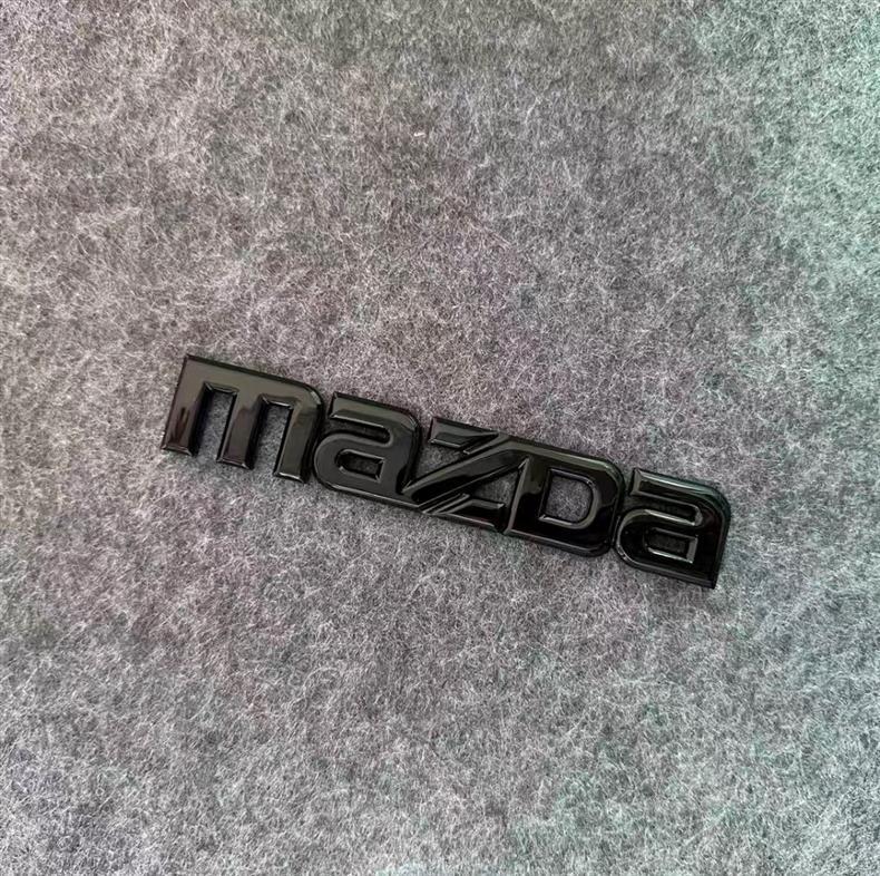 Suitable for Changan Mazda Car Logo Mazda3 6 Modified Black English Alphanumeric Rear Trunk Car Logo