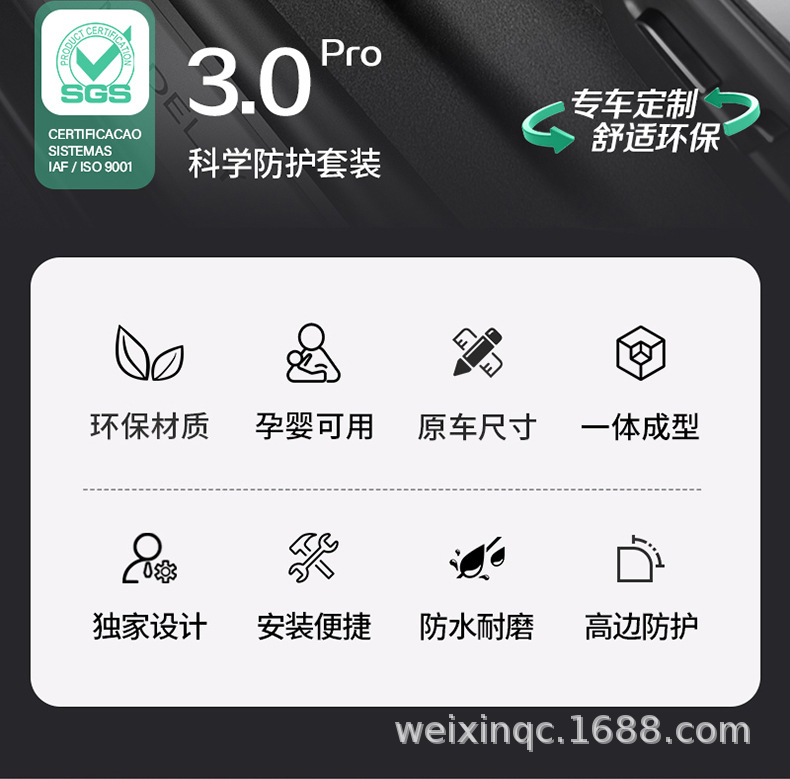 Suitable for the New Version of Tesla Model Y/Yl/3, Special Colorful Tpe Car Floor Mats and Trunk Mats