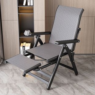 Recliner Folding Bed Single Person Household Simple Lunch Break Artifact Office Adult Nap March Outdoor Small Bed Accompanying