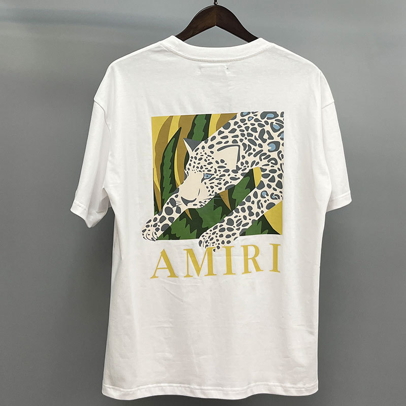 Amiriアメリカ潮牌高街男女カップル同項ゆるい半袖tシャツ夏薄い丸襟半袖|undefined