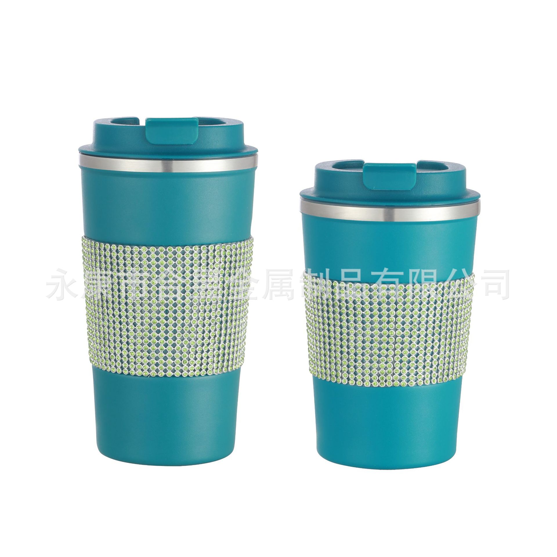 El Acero inoxidable caliente de la venta del Amazonas aisló la taza de café Diamante-integrada