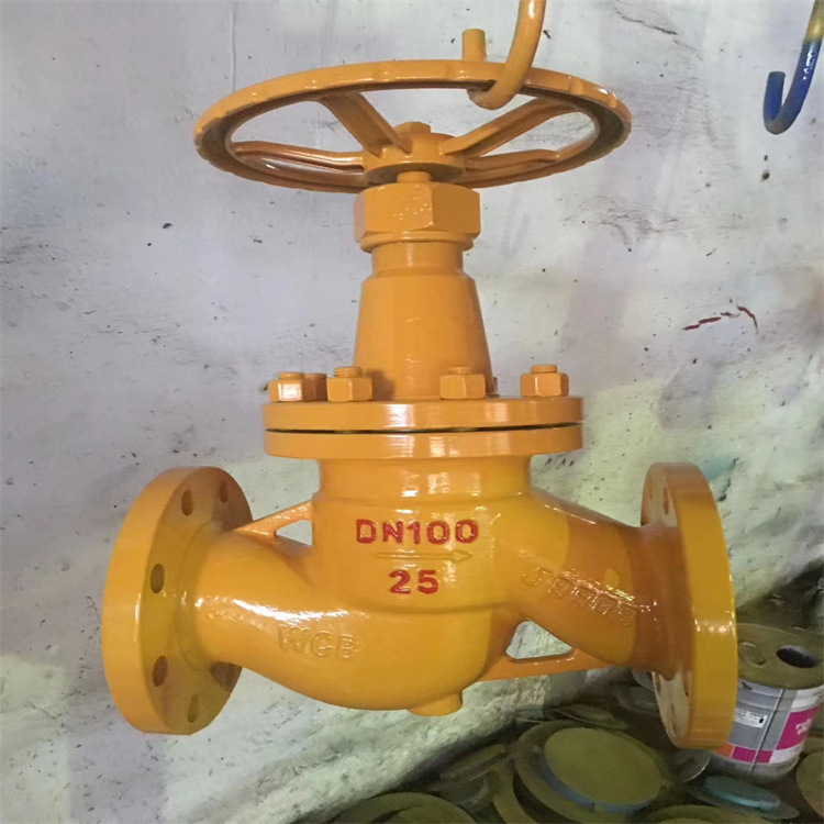 J41N-40C DN100 氨用逆法兰止阀WCB材质截止阀厂家销售
