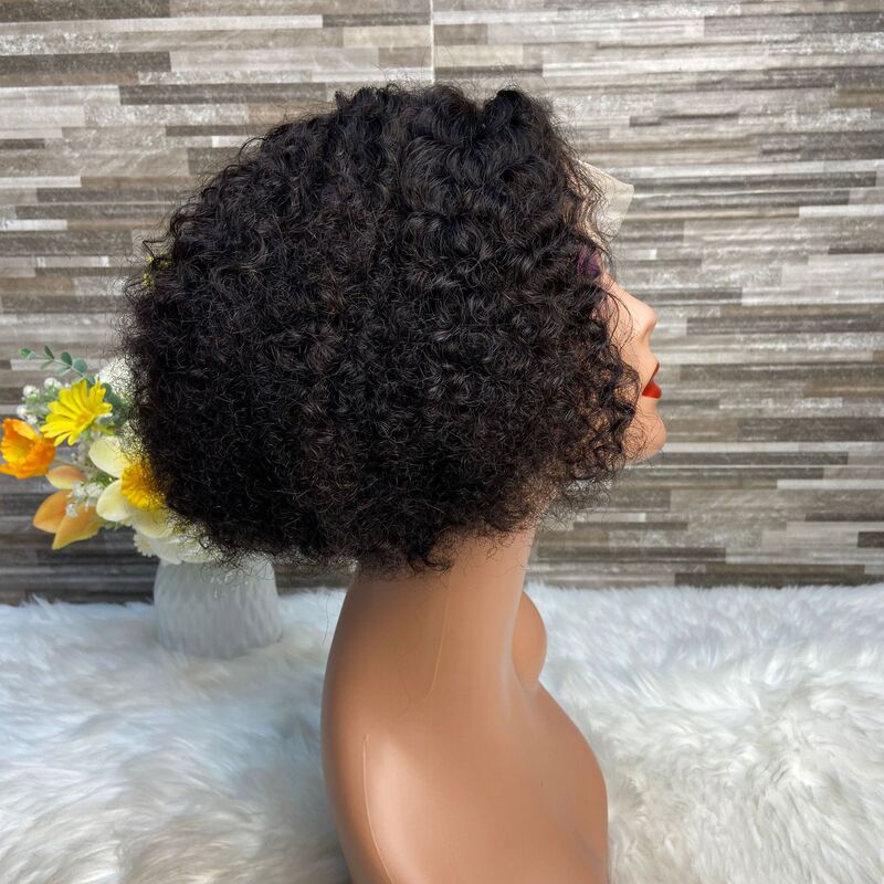 Baby Wig Kid's Wigs Kinky Curly 5*5 Lace真人发小网帽儿童假发|undefined