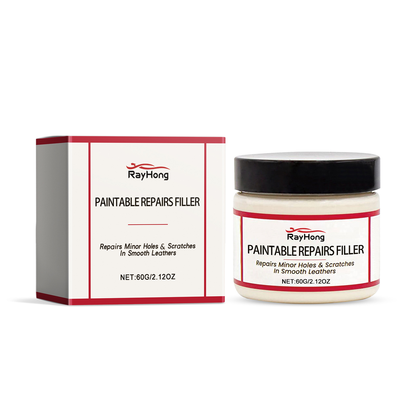 Rayhong Leather Repair Paste Car Seat Scratch Repair Sofa Leather Damage Refurbishment Repair Paste