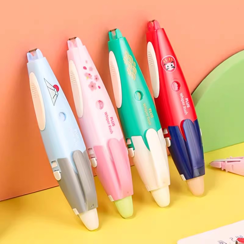 Cinta de corrección japonesa PLUS pules Botón Elf cinta de corrección reemplazable del núcleo cinta de corrección del rodillo flor de cerezo