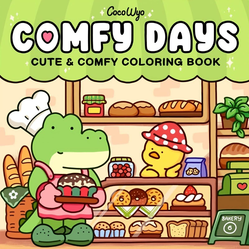 Раскраска (CocoWyo) Spooky Cutie — взрослая и подростковая граффити-иллюстрационная книга, различные цвета обложки