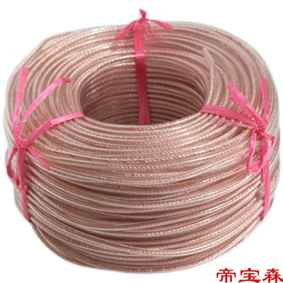 transparent sheath Copper wire Copper wire Plastic bag Bridge source Ground PVC Sheath wire 2.5-240 flat