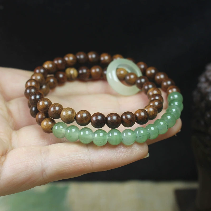 Wooden Rosary Beads, 108 Beads Black Rosewood Bracelet, 6/8/10 mm Meditation Mala