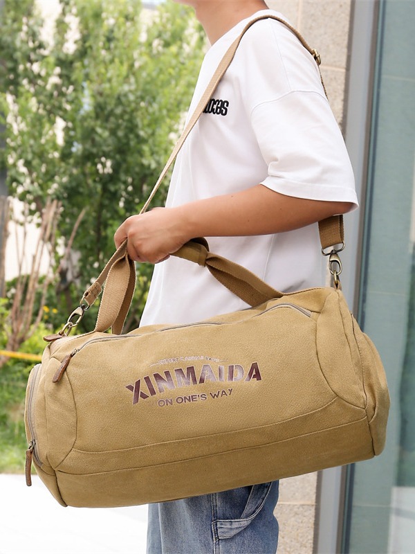 Bolsa de fitness, bolsa deportiva de separación húmeda y seca, bolsa de mensajero de entrenamiento de una sola pieza para hombre, bolsa de viaje de equipaje de mano para mujer, estilo europeo y americano