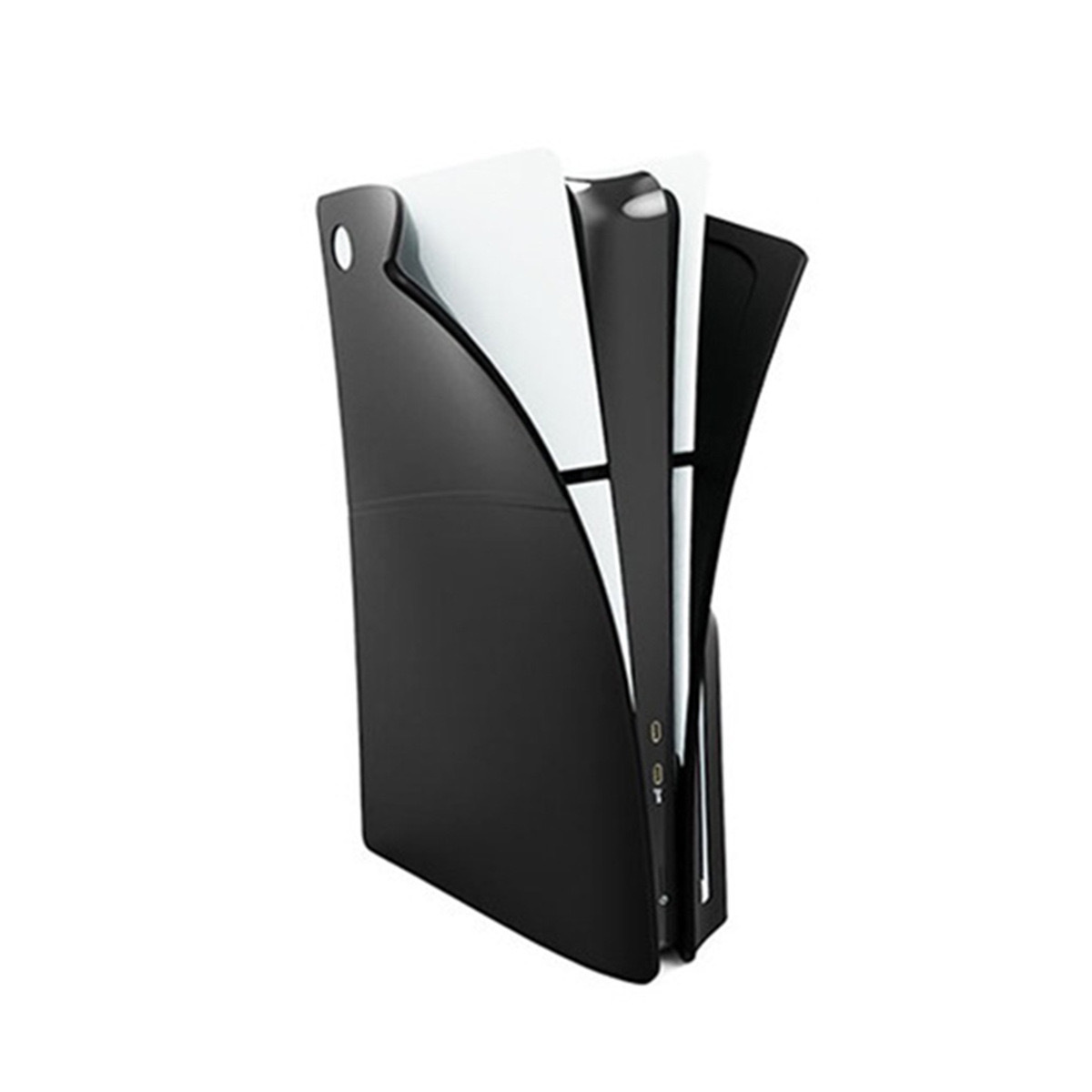 PS5 Slim host funda de silicona delgada cubierta de la superficie de la máquina delgada cubierta protectora Slim host Shell cubierta protectora de silicona