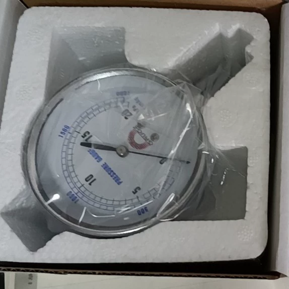 Общая обработка прецизионный измеритель давления Манометр из нержавеющей стали манометр радиальный ударопрочный маслонаполненный манометр