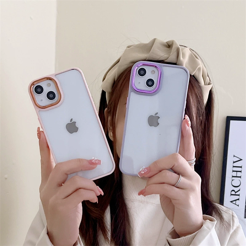 Apple, акриловый чехол, совместимый с iPhone 12, 12Pro Max, защита от падений