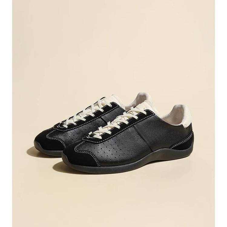 FO con zapatos de entrenamiento de ballet para mujeres 2025, nuevos zapatos deportivos retro negros de moda casuales de skate, zapatos Gump