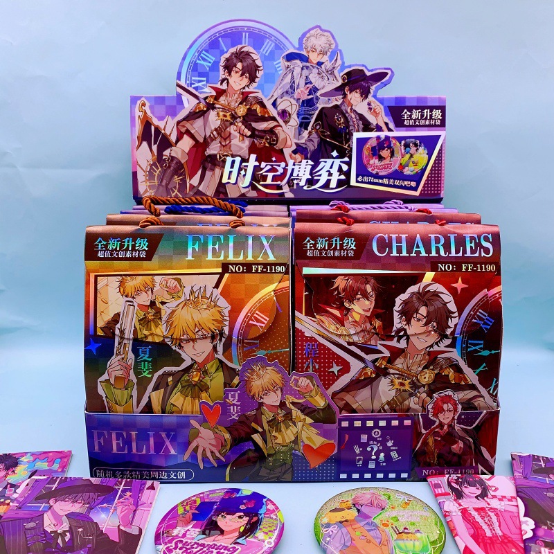 Comercio exterior venta STARMAN estrella de papelería bolsas ciegas creativas dibujos animados exquisitos juegos de moda caja ciega set papelería