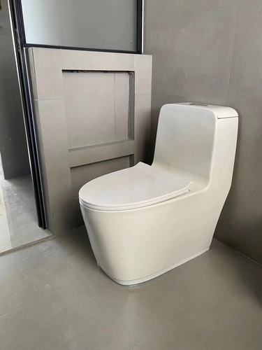 Silent Toilet Ceramic Toilet Bathroom Household Super Vortex Siphon Toilet One-piece Toilet 