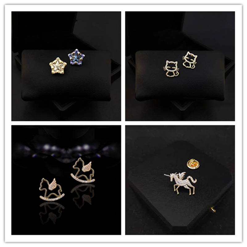 2025热销新款精致胸花创意设计感毛衣外套胸针大气简约镶钻领针扣