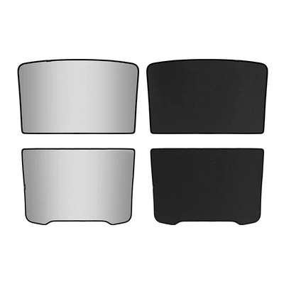 Suitable for Tesla Model Y Car table board - refreshed-model-y-split-ice-crystal-sunshade-black